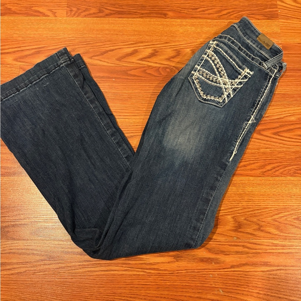 Ariat Dark Blue Flare & Wide Leg Jeans